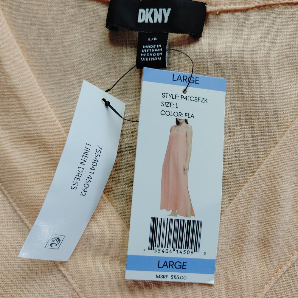 Women's MAXI Linen Dress Size: L